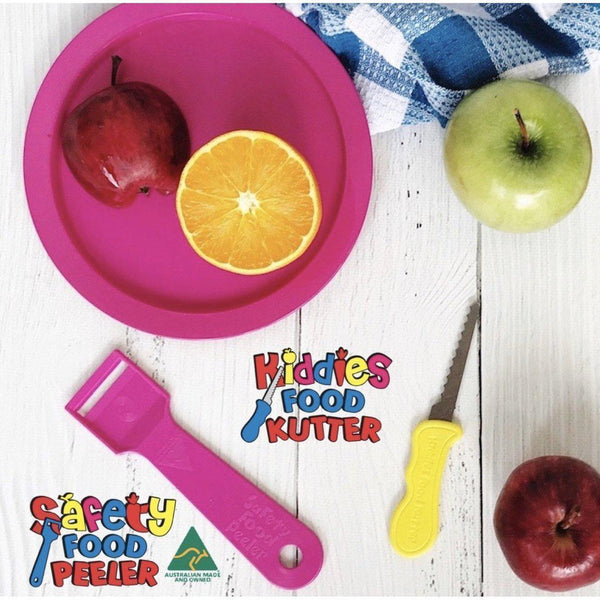 Kiddies Kutter and Safety Food Peeler Twin Pack-Kiddies Food Kutter-My Happy Helpers