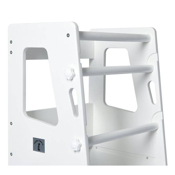 Adjustable Learning Tower - White-Little Risers
