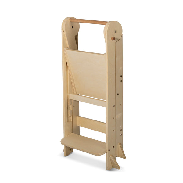 Folding Learning Tower - Varnish-My Happy Helpers-My Happy Helpers