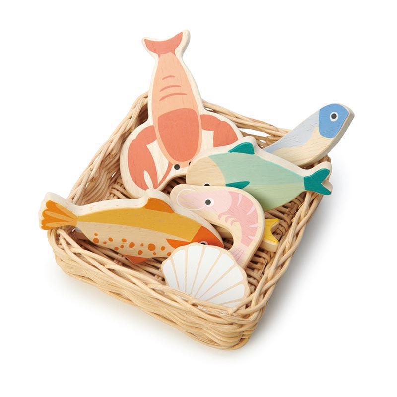 Seafood Basket-Tender Leaf Toys-My Happy Helpers