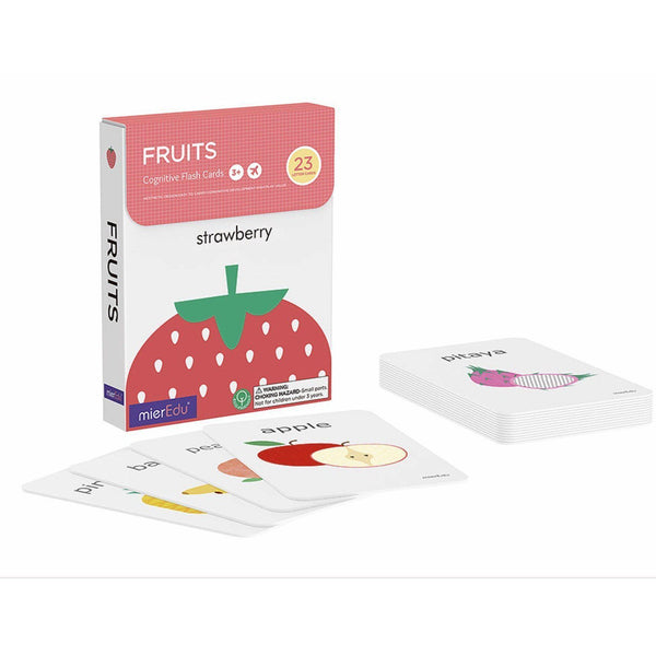 Cognitive Flash Cards - Fruit-Educational-Mier Edu