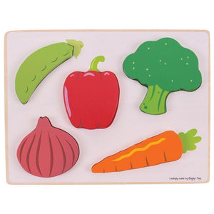 Lift and See Vegetable Puzzle-Role Play-Bigjigs